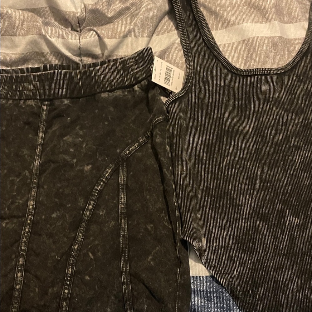 Elegant Charcoal Skirt Set for Women